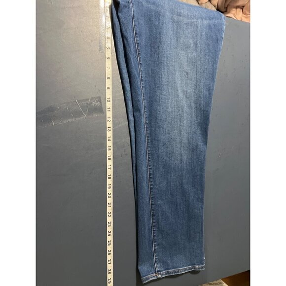 Talbots Womens Straight Leg Jeans Size 16 Blue Denim - Picture 8 of 11